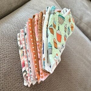 Colorful Kids' Bandana Bib Set